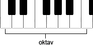 oktav klaviatur